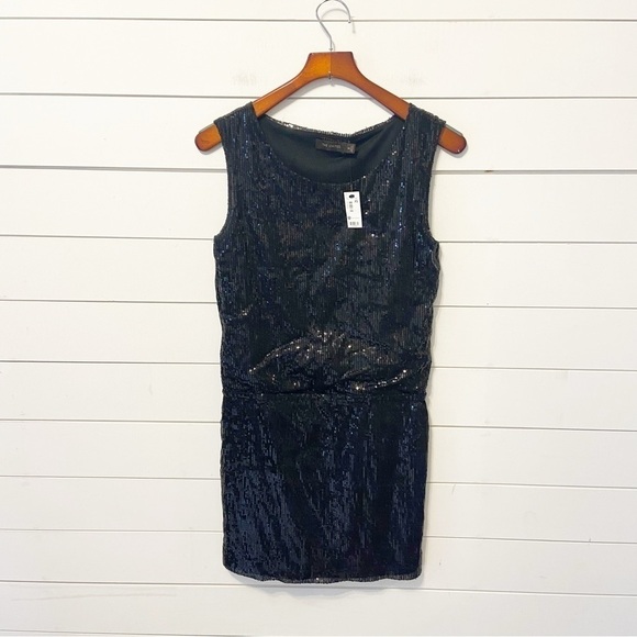 NWTs The Limited | Black Sequin Little Black Mini Dress Size XS - Picture 1 of 12